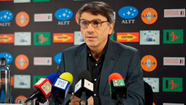 El entrenador ante la prensa