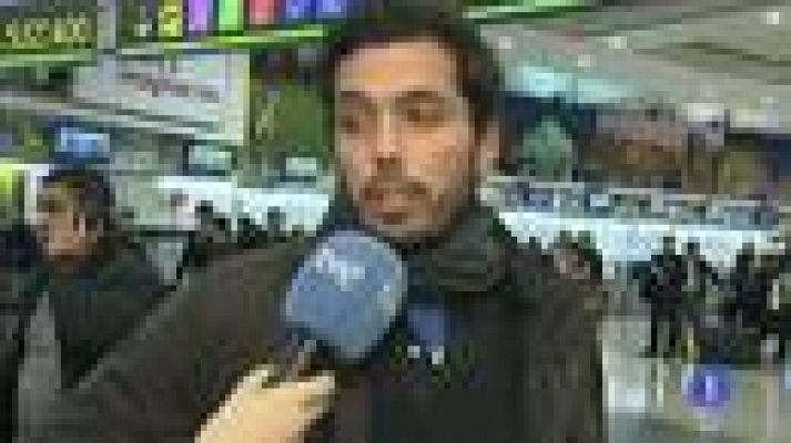 Telediario 1 - Protestas en los aeropuertos