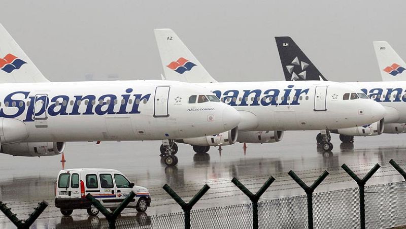 Un futuro incierto para los dos mil trabajadores que tiene Spanair 