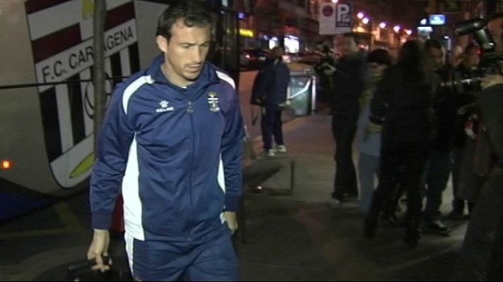 Telediario 1 - El Cartagena, afectado por Spanair