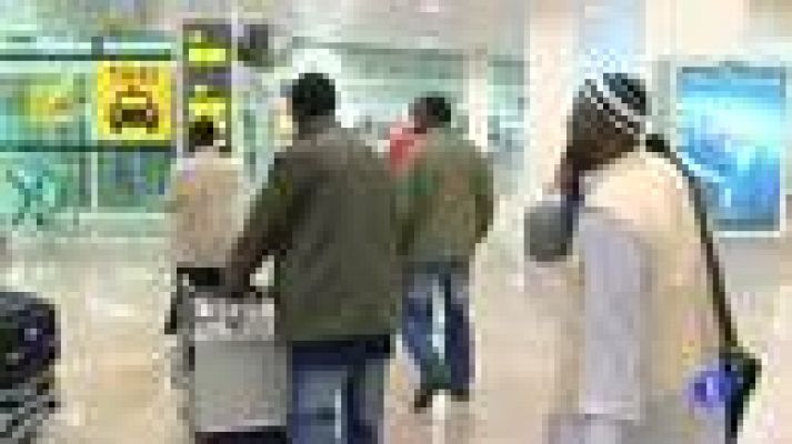 Telediario 1 - Varados en Barcelona