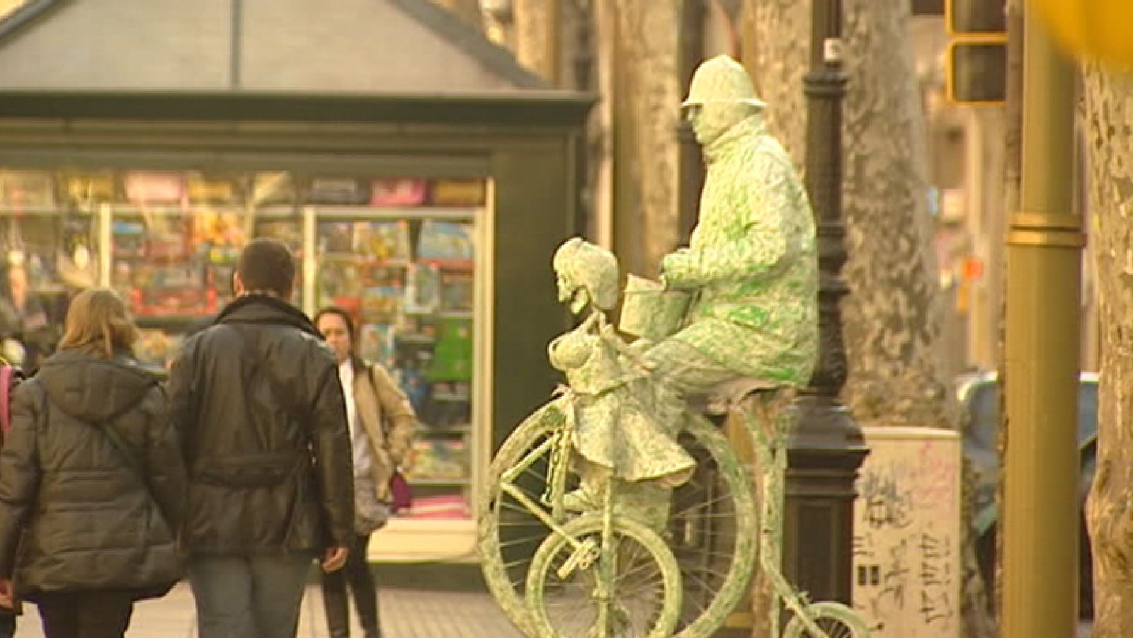 Las estatuas de las Ramblas de Barcelona cambiarán su ubicación  