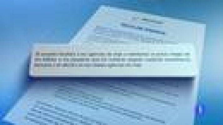 Telediario 1 - Recolocación en otros vuelos