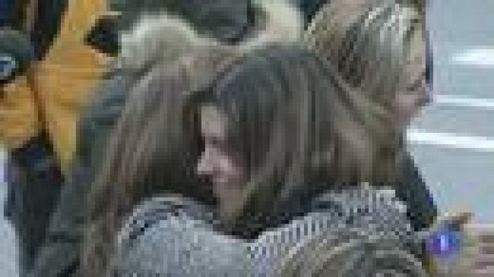 Telediario 1 - Mil euros para trabajadores Spanair