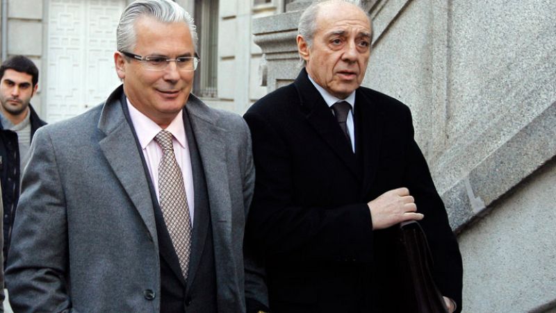  Garzón llega al Supremo para declarar en el jucio de las fosas del franquismo