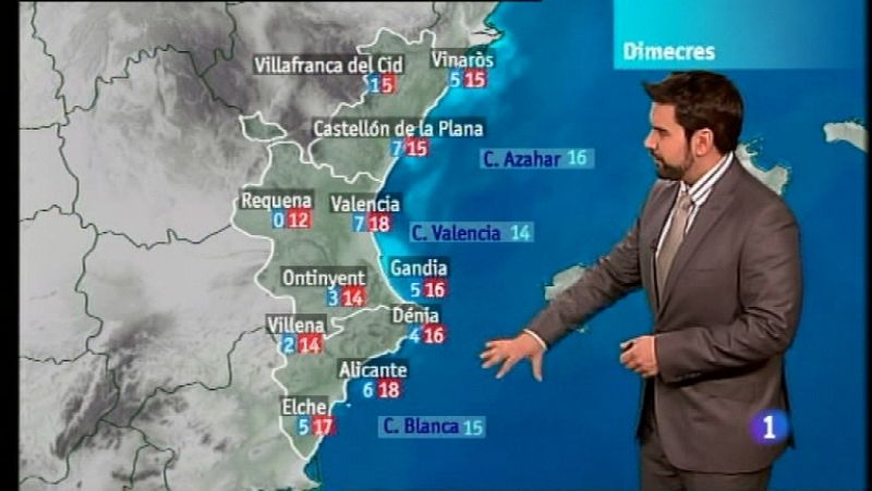 El tiempo en la Comunidad Valenciana - 31/01/12 - Ver ahora 