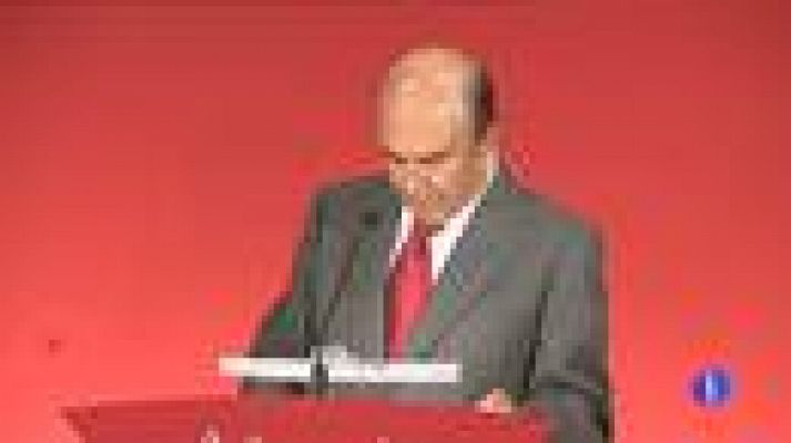 Telediario 1 - El Santander ganó un 35% menos