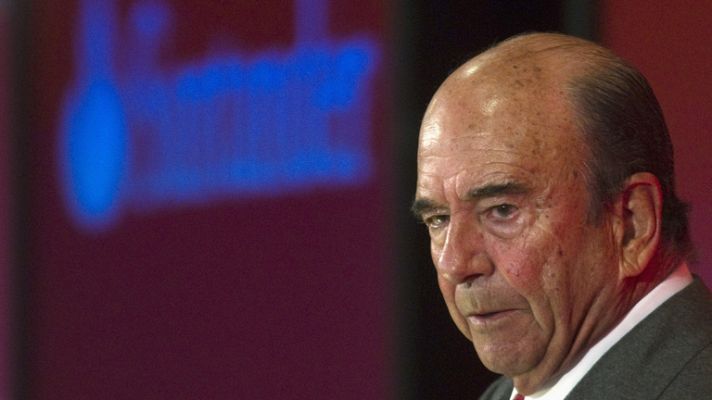 Telediario 1 - El Santander ganó un 35% menos