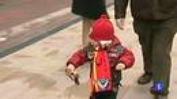 Telediario 1 - Horas de locura en Miranda de Ebro