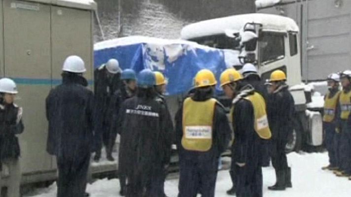 Telediario 1 - Apertura de las centrales nucleares cerradas por el accidente de Fukushima