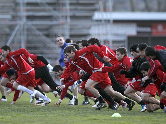 Telediario 1 - El Mirandés reta al Athletic de Bilbao