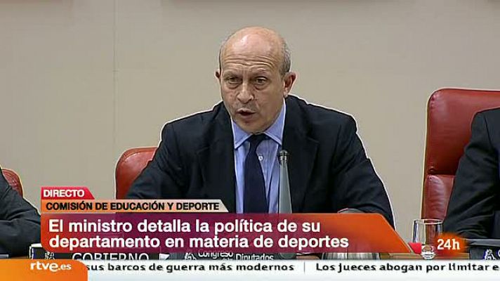 Comparecencia completa de Wert sobre Deporte