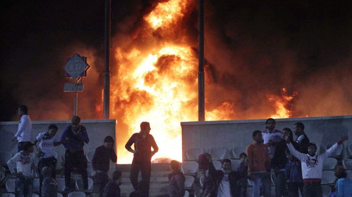 Telediario 1 - Egipto vive tres dias de luto