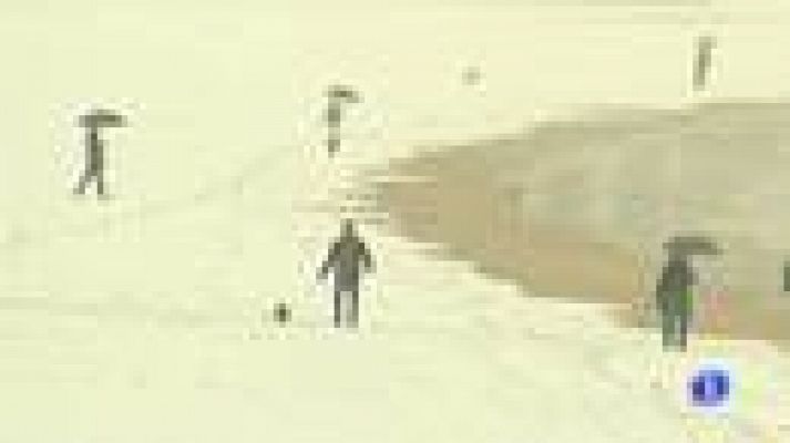 Telediario 1 - Frío y nevadas