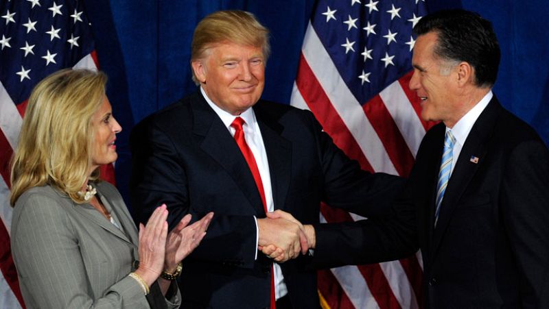 Romney obtiene el apoyo del multimillonario Donald Trump antes de las primarias de Nevada 