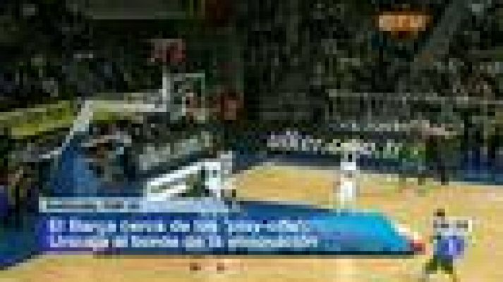 Telediario 1 - El Barça gana, Unicaja pierde