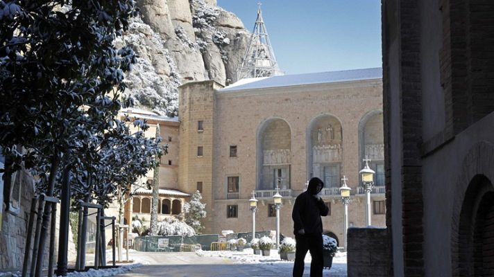 Telediario 1 - Cataluña es la comunidad en la que más nieve ha caído