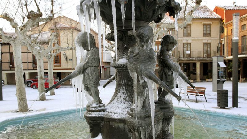 Los efectos de la ola de frío siberiano se extienden por toda la mitad norte de la península