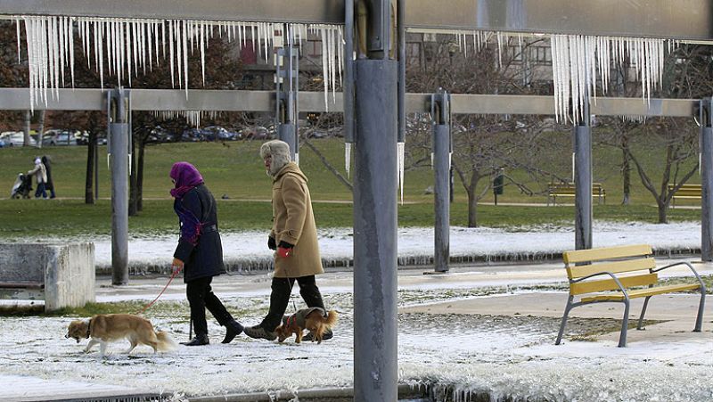 Sigue el intenso frio en toda la Península.