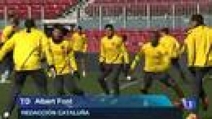 Telediario 1 - El Barça no quiere quedarse helado en la Liga