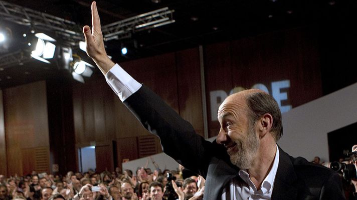  - Rubalcaba: "Soy el secretario general de todos, sin facturas"