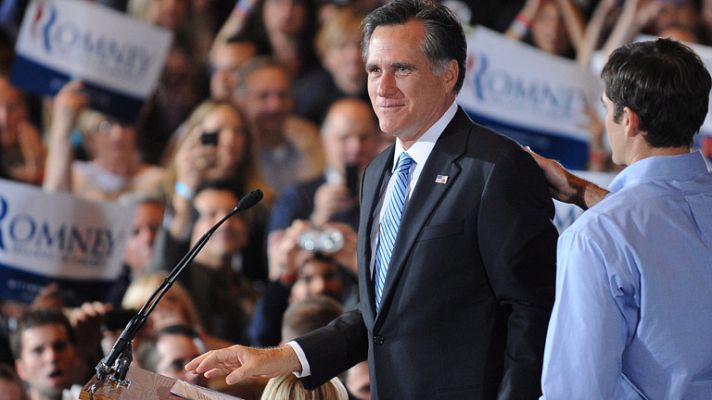 Telediario 1 - Mitt Romney gana en Nevada