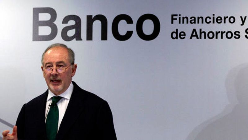 Rato anuncia el interés de Bankia en la compra de Unnim 