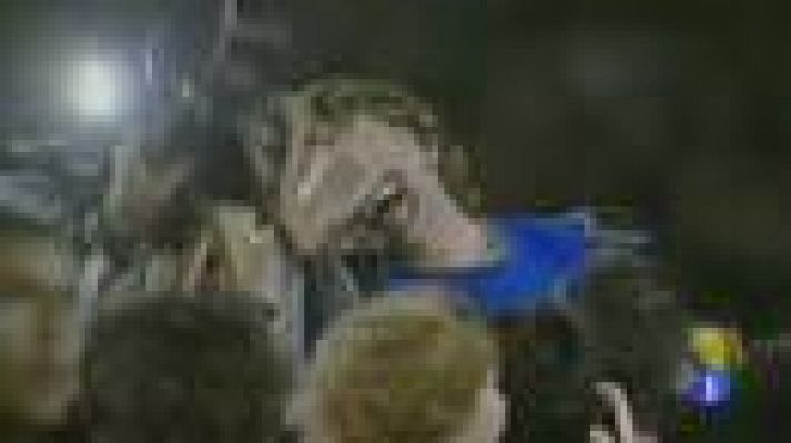 Telediario 1 - Palermo se despide del fútbol