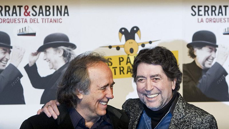Serrat y Sabina publican su segundo álbum como dúo: "La orquesta del Titanic"