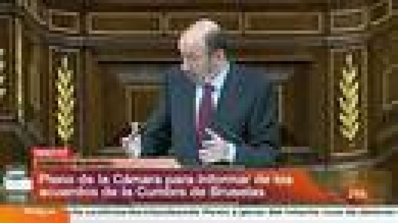 Informativo 24h: Rubalcaba reprocha a Rajoy que utilice el debate sobre la cumbre europea para hablar de política económica | RTVE Play