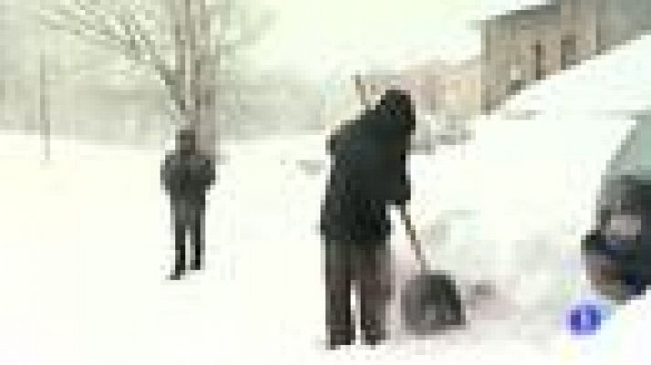 Telediario 1 - Temporal en Italia