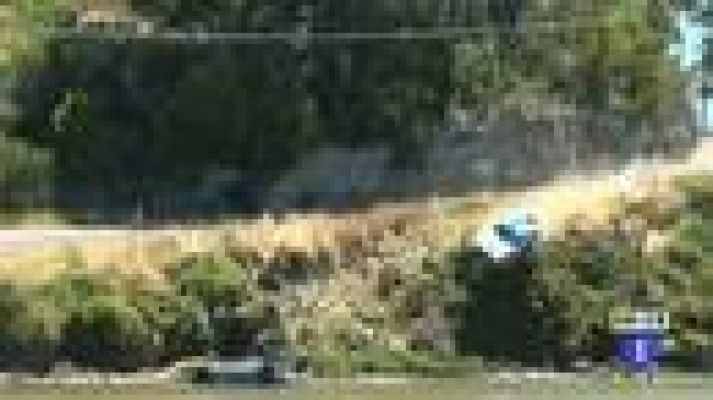 Telediario 1 - Dos coches al agua en la Nascar