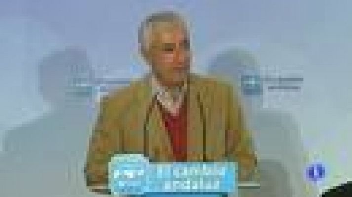 Telediario 1 - Griñán y Arenas tratan de desacreditar al contrario