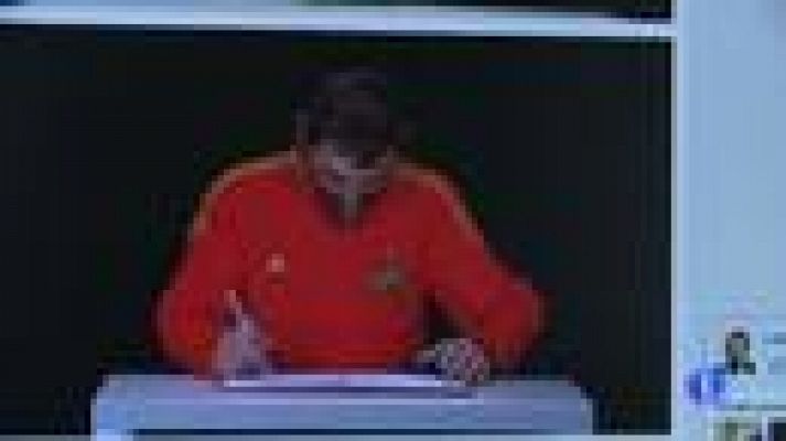 Telediario 1 - Los guiñoles reinciden y los deportistas españoles se indignan