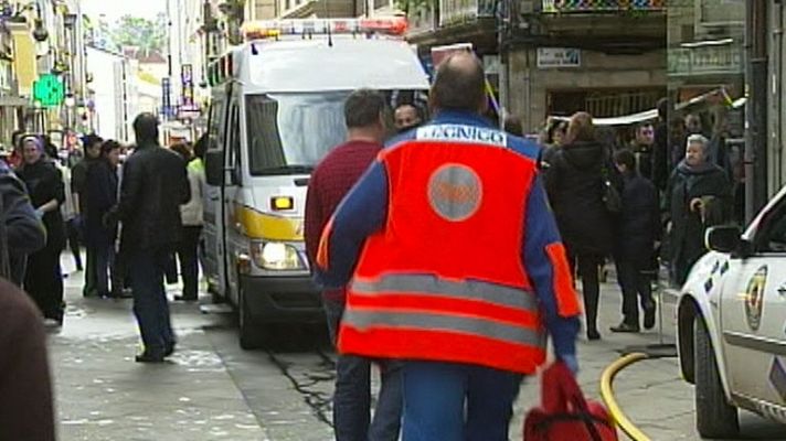Telediario 1 - Incendio en Ourense
