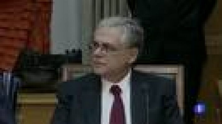 Telediario 1 - Crisis en el gobierno griego