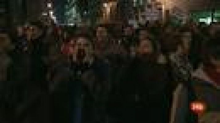 Informativo 24h - Nueve detenidos en Madrid tras una protesta contra la reforma laboral