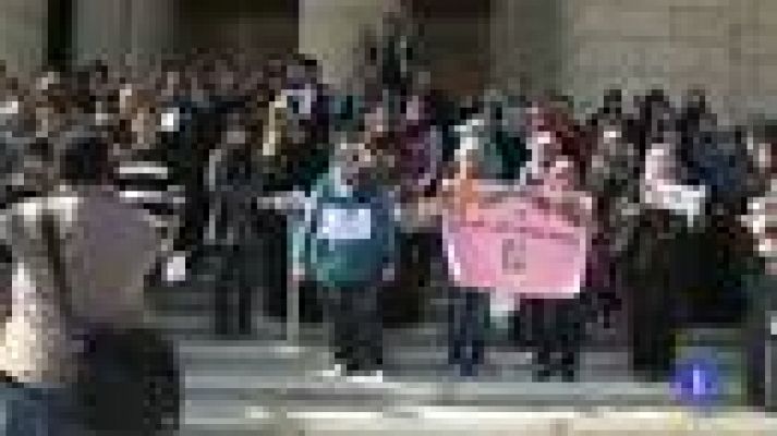 Telediario 1 - Huelga general en El Cairo