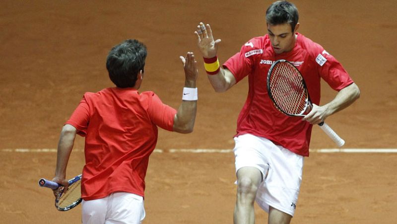 Los tres mejores puntos del partido de dobles 