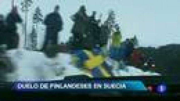 Telediario 1 - Latvala continúa líder en el Rally de Suecia