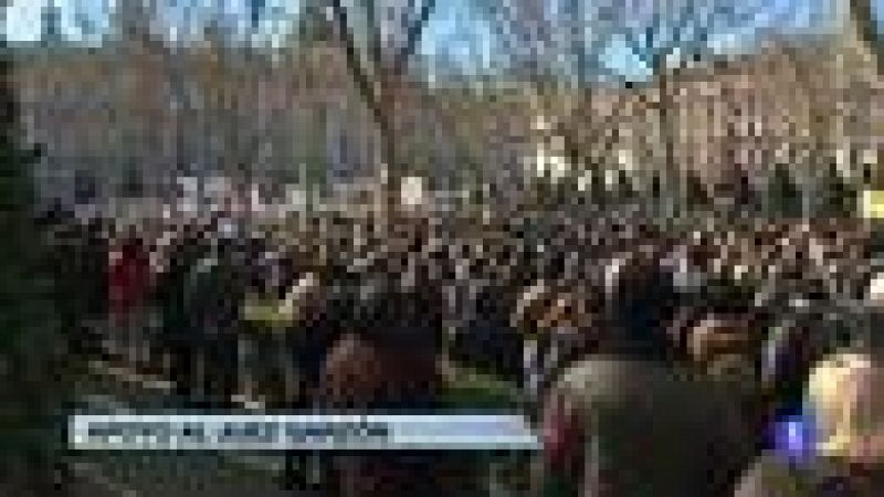 Concentración en Madrid para apoyar a Baltasar Garzón