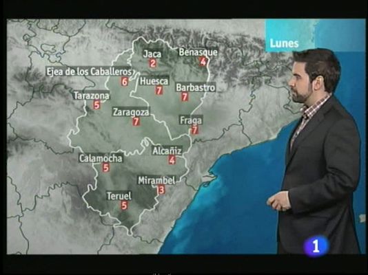 El tiempo en Aragón - 13/02/12