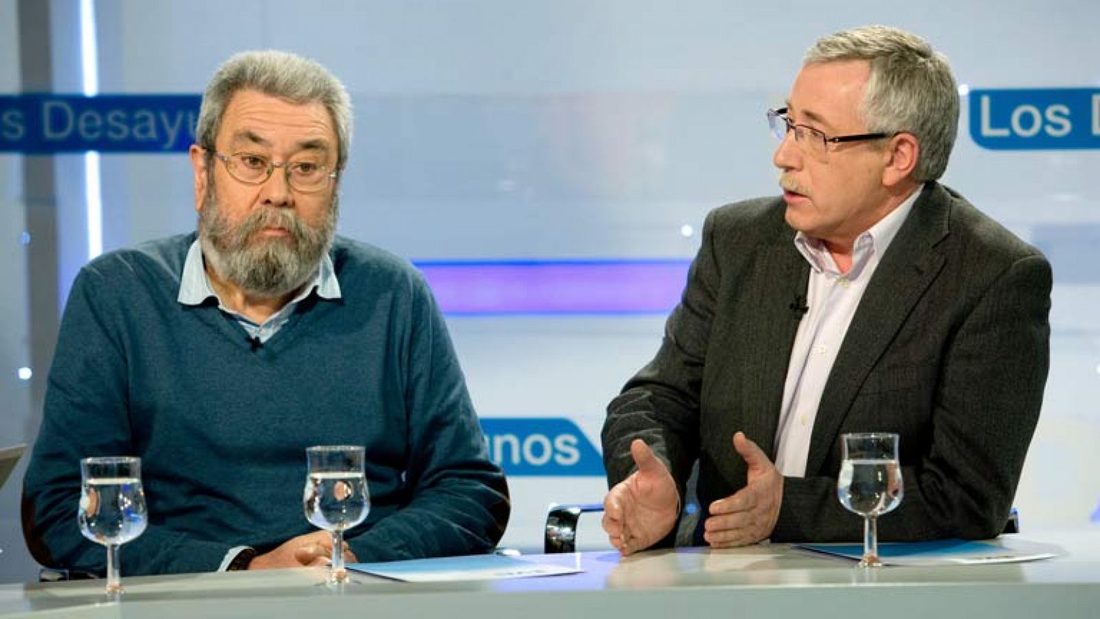 Los desayunos de TVE - Toxo y Méndez, juntos contra la reforma laboral