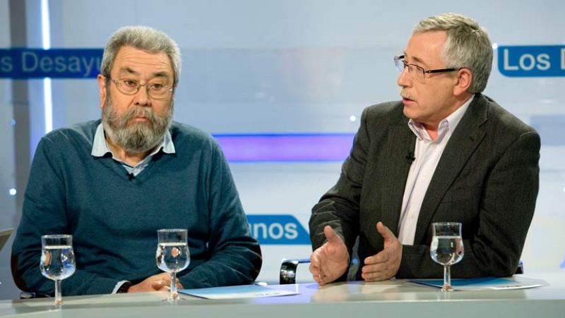 Toxo y Méndez, juntos contra la reforma laboral 