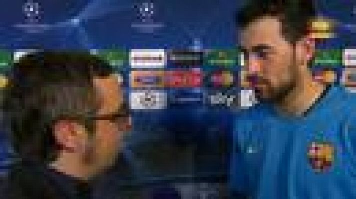 Champions League - Busquets: "Nos da mucha moral"