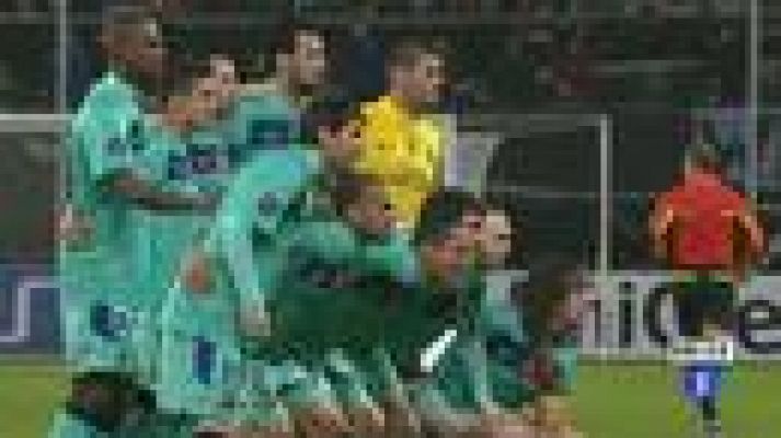 Telediario 1 - Alexis y Messi ponen al Barça con un pie en cuartos