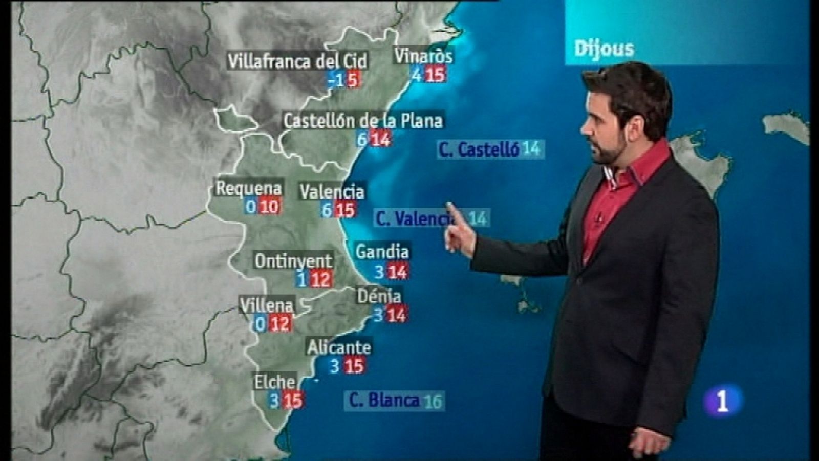 L'informatiu - Comunitat Valenciana: El tiempo en la Comunidad Valenciana - 15/02/12 | RTVE Play