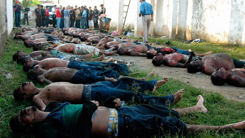 Cientos de muertos en un incendio en una cárcel de Honduras