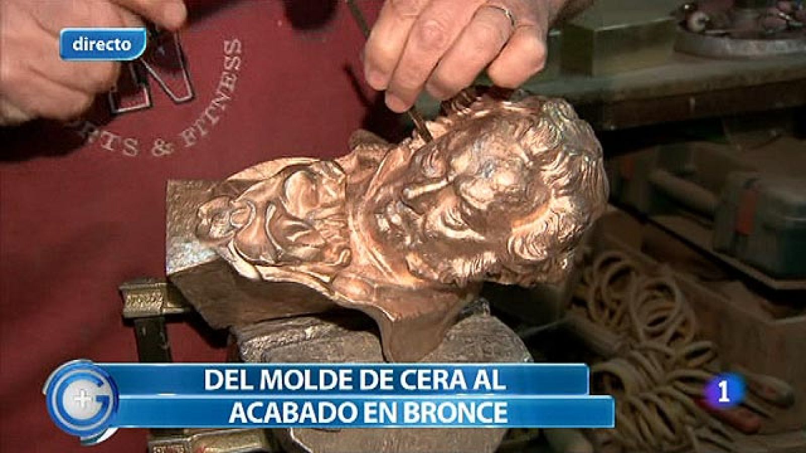 Más Gente - Así es el taller de las estatuillas de los Premios Goya 2012