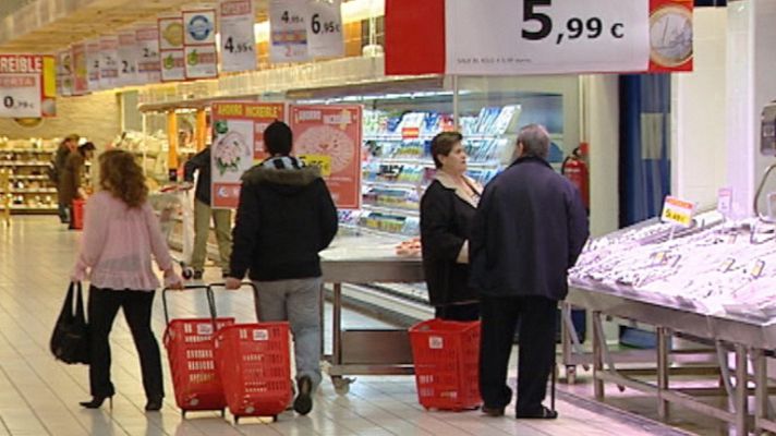 Telediario 1 - España entrará en recesión